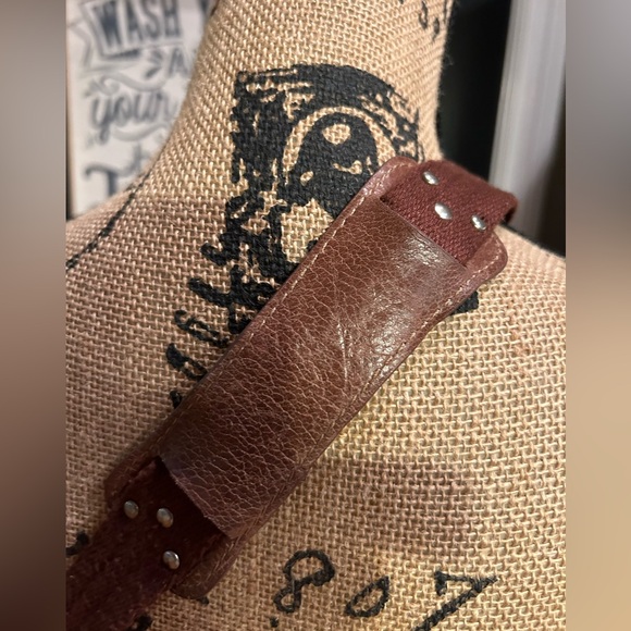 The Sak Boho Convertible Back Pack Crossbody Leather Embroidered Bag - Picture 4 of 6